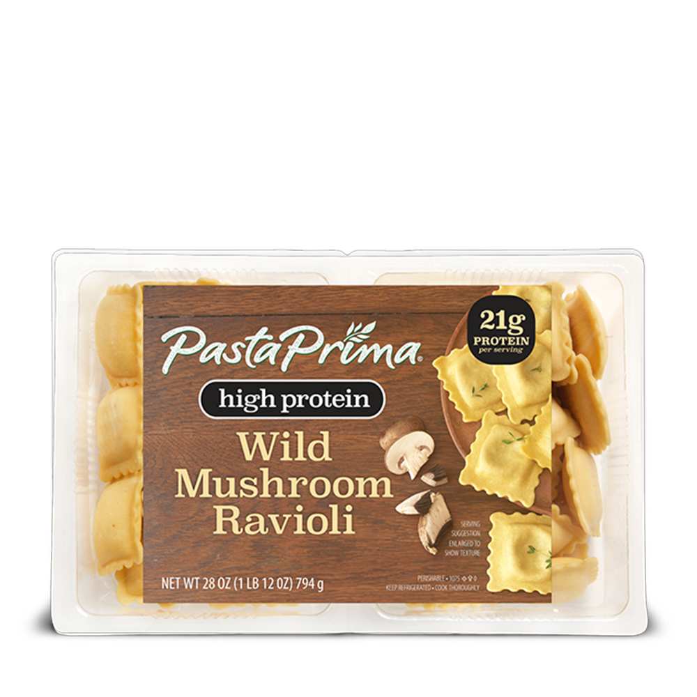 High Protein Wild Mushroom Ravioli Club Size