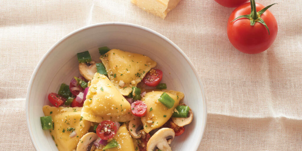 Garden Ravioli Salad